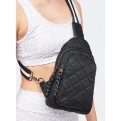 Slings^Urban Expressions Ace - Quilted Nylon Sling Backpack
