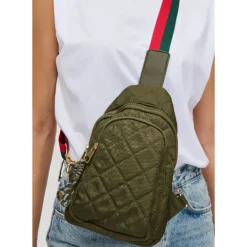 Slings^Urban Expressions Ace - Quilted Nylon Sling Backpack
