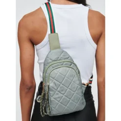 Slings^Urban Expressions Ace - Quilted Nylon Sling Backpack