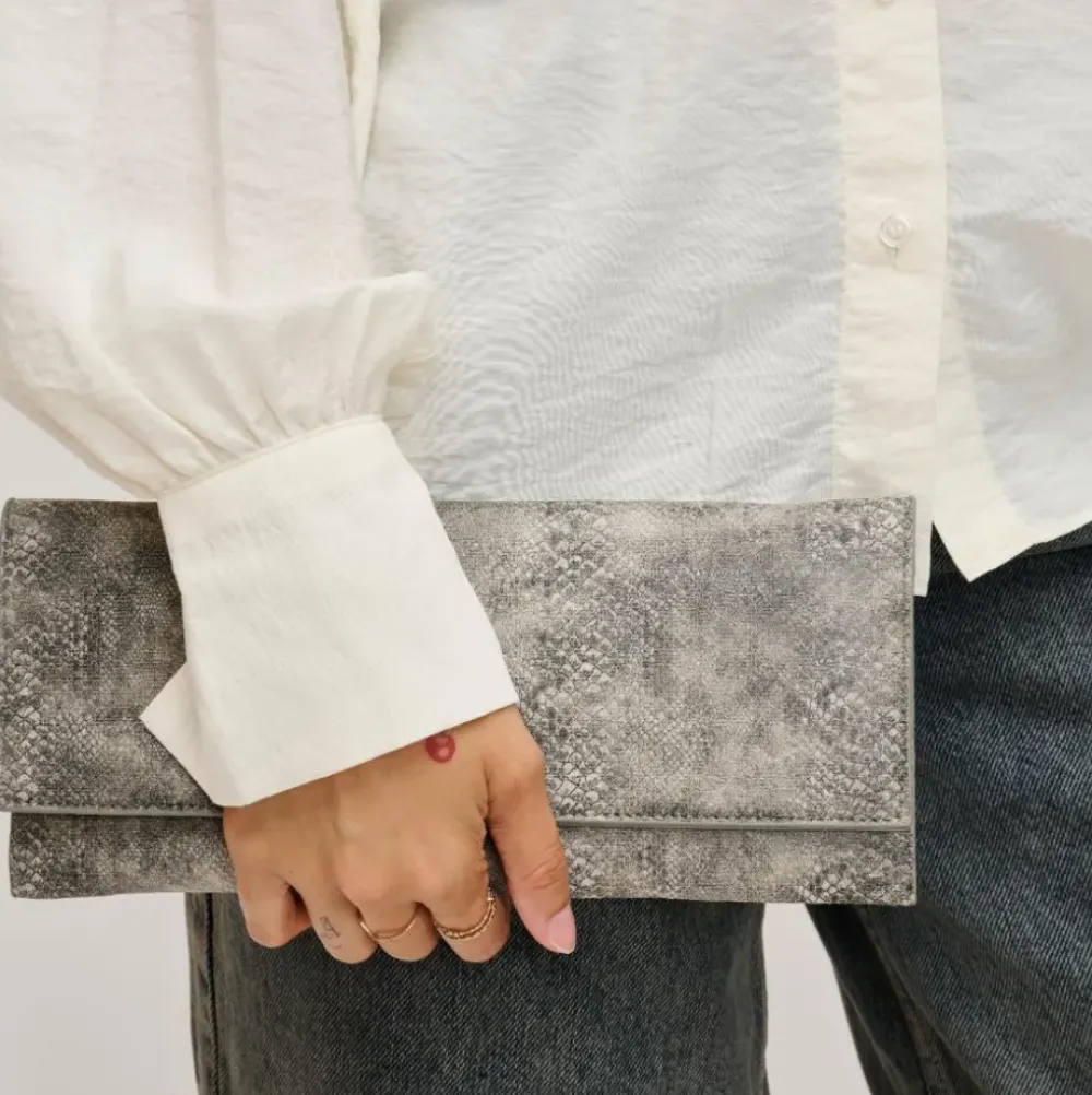 Clutches^Urban Expressions Adelle Clutch Grey
