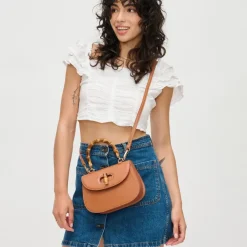 Crossbody^Urban Expressions Allison - Bamboo Top Handle Crossbody