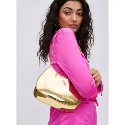 Shoulder Bags|Hobo^Urban Expressions Bea - Mirror Metallic Evening Bag