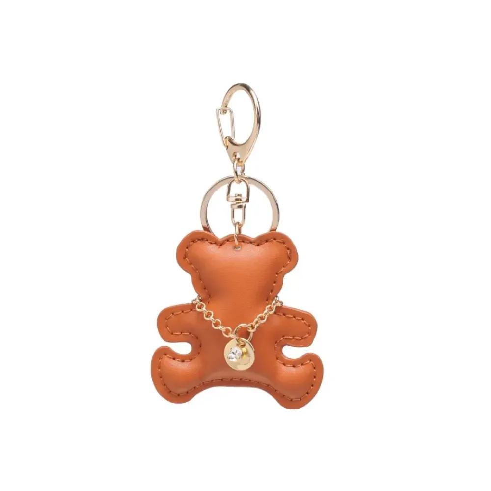 Bag Charms & Keychains^Urban Expressions Bear Keychain Charm Tan
