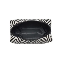 Make-up Bags & Pouches^Urban Expressions Chevron Chic Cosmetic Pouch BlackWhite