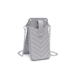 Cell Phone Bags|Crossbody^Urban Expressions Claire - Chevron Stitch Cell Phone Crossbody