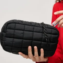 Make-up Bags & Pouches^Urban Expressions Cloud Nine - Quilted Puffer Nylon Cosmetic Pouch