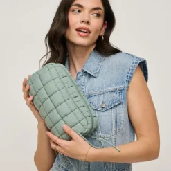 Make-up Bags & Pouches^Urban Expressions Cloud Nine - Quilted Puffer Nylon Cosmetic Pouch