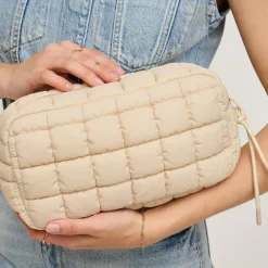 Make-up Bags & Pouches^Urban Expressions Cloud Nine - Quilted Puffer Nylon Cosmetic Pouch