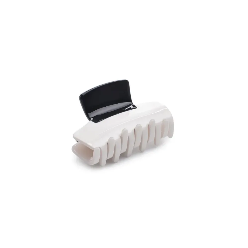 Hair Clips & Claws^Urban Expressions Colorblock Hair Claw Hair Claw IvoryBlack