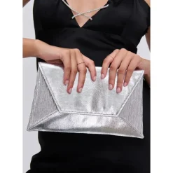 Clutches^Urban Expressions Cora Clutch Silver