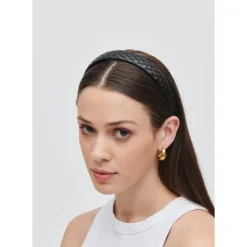 Headbands & Scrunchies^Urban Expressions Embossed Woven Vegan Leather Headband Headband