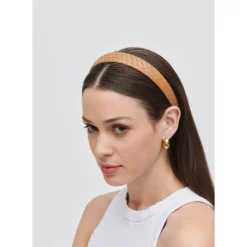 Headbands & Scrunchies^Urban Expressions Embossed Woven Vegan Leather Headband Headband
