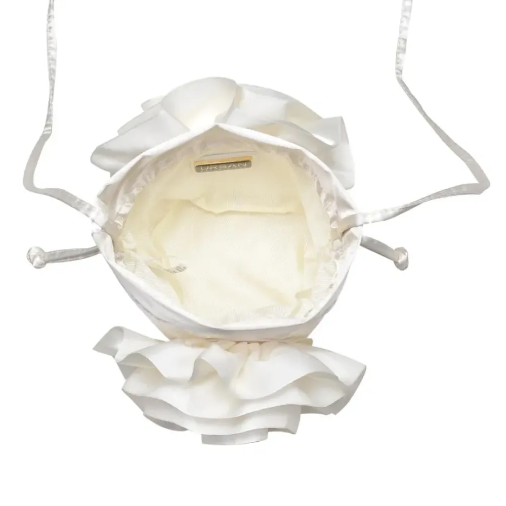 Clutches^Urban Expressions Fleur Luxe Evening Bag Ivory
