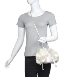 Clutches^Urban Expressions Fleur Luxe Evening Bag Ivory