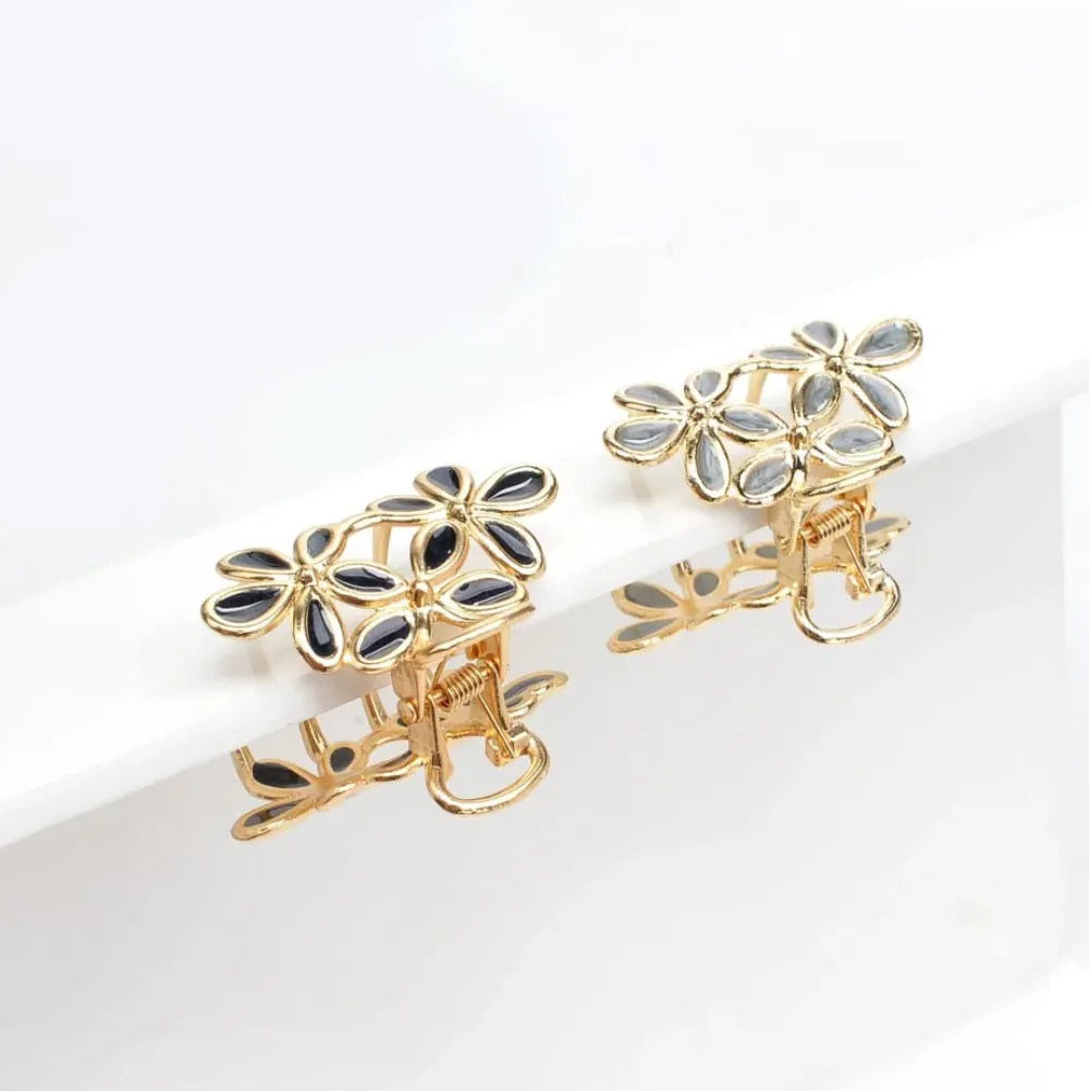 Hair Clips & Claws^Urban Expressions Flower Design Hair Claw - 2 Pack Hair Claw