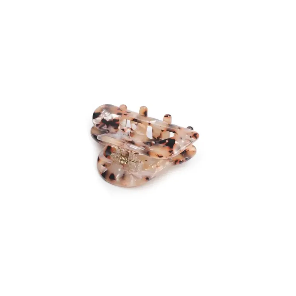Hair Clips & Claws^Urban Expressions Francesca - Heart Cut Out Hair Claw Hair Claw CreamTortoise