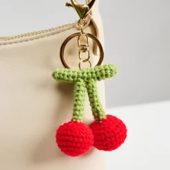 Bag Charms & Keychains^Urban Expressions Grenadine Keychain Charm Cherry