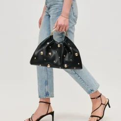 Clutches^Urban Expressions Harper - Studded Clutch Black
