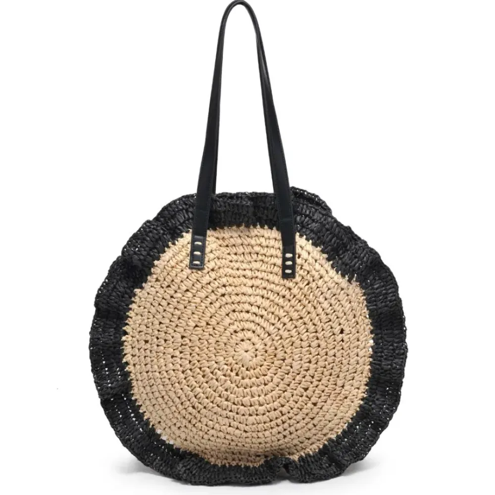 Totes|Handbags^Urban Expressions Indy Tote NaturalBlack