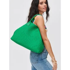 Totes|Handbags^Urban Expressions Ithaca - Woven Neoprene Tote