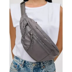 Belt Bags^Urban Expressions Laurence - Nylon Belt Bag