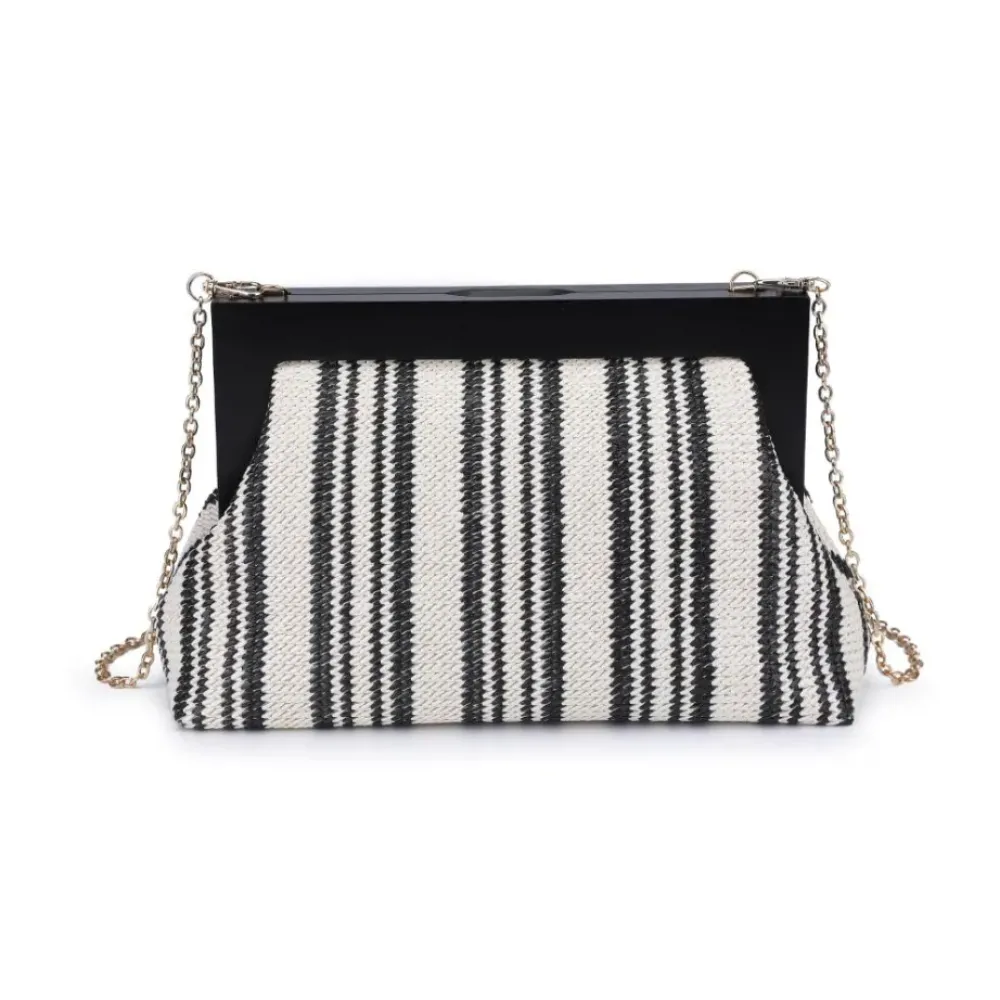 Clutches^Urban Expressions Margot Clutch BlackWhite