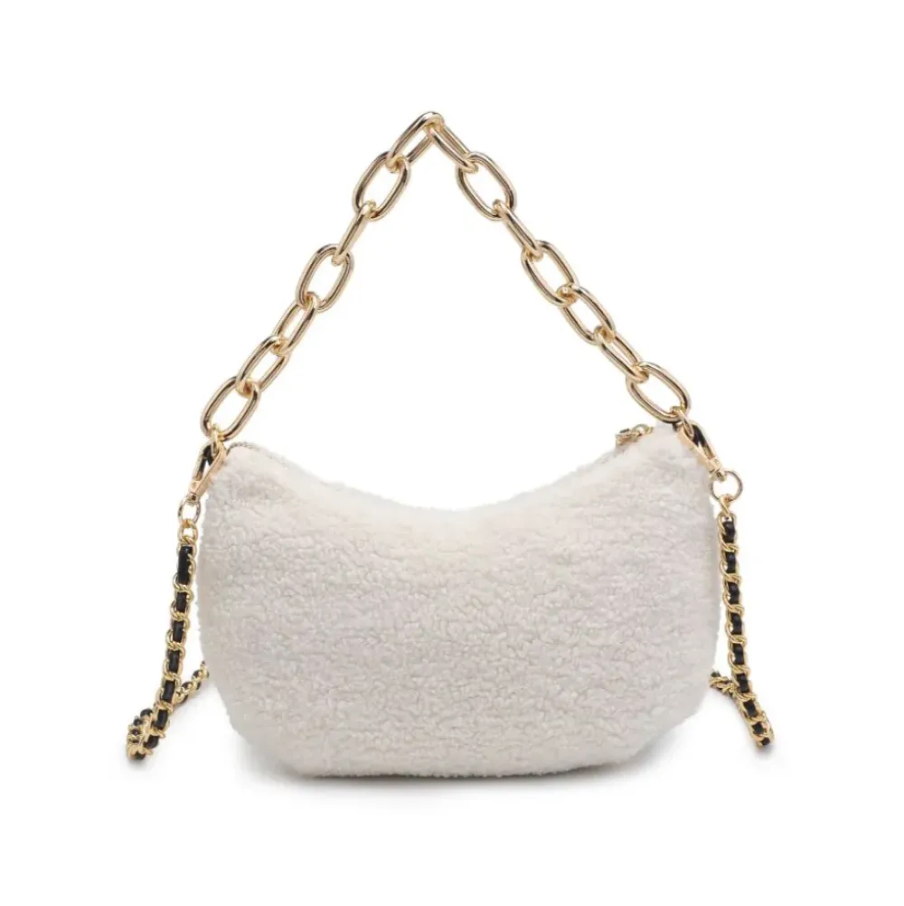 Shoulder Bags|Hobo^Urban Expressions Mesa - Sherpa Crossbody IvoryBlack