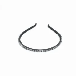 Headbands & Scrunchies^Urban Expressions Narrow Rhinestone Headband Headband Black