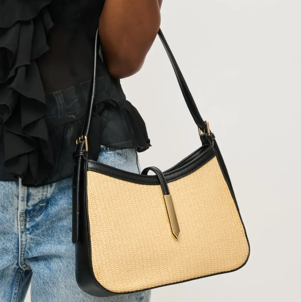 Shoulder Bags|Hobo^Urban Expressions Percy Hobo NaturalBlack