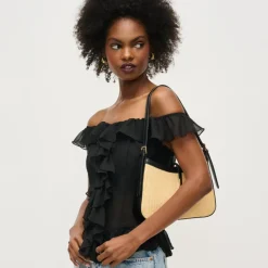 Shoulder Bags|Hobo^Urban Expressions Percy Hobo NaturalBlack
