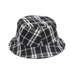 Hats^Urban Expressions Plaid Bucket Hat Bucket Hat BlackWhite