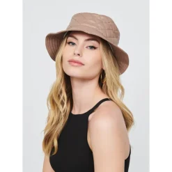 Hats^Urban Expressions Quilted Vegan Leather Bucket Hat Bucket Hat