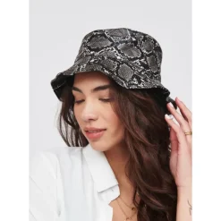 Hats^Urban Expressions Quilted Vegan Leather Bucket Hat Bucket Hat