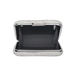 Clutches^Urban Expressions Shireen Evening Bag Silver