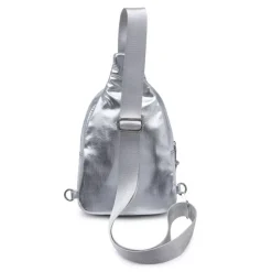 Slings^Urban Expressions Sid Sling Backpack Silver