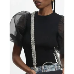 Straps & Chains^Urban Expressions Silas Shoulder Strap Silver