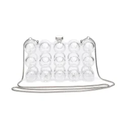 Clutches^Urban Expressions Skye Evening Bag Clear
