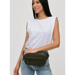 Belt Bags^Urban Expressions Teo - Quilted Nylon Belt Bag