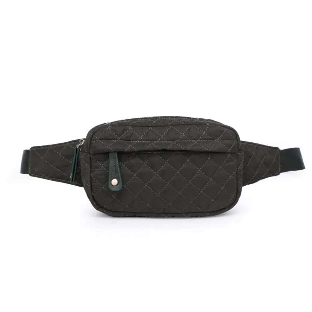 Belt Bags^Urban Expressions Teo - Quilted Nylon Belt Bag