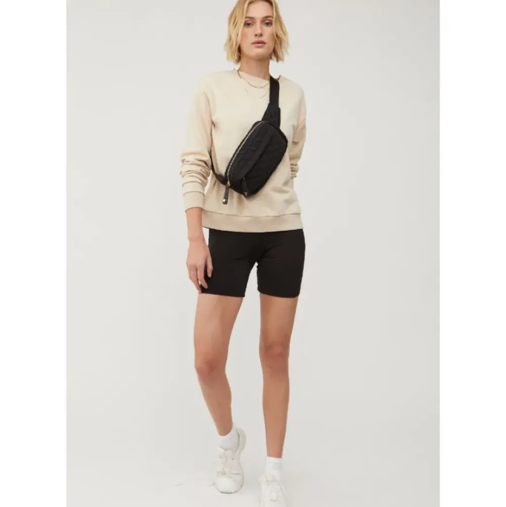 Belt Bags^Urban Expressions Teo - Quilted Nylon Belt Bag