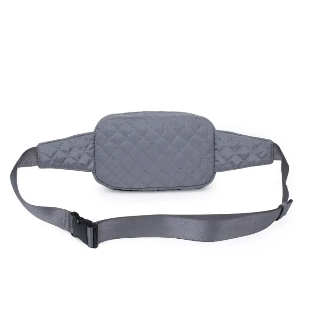 Belt Bags^Urban Expressions Teo - Quilted Nylon Belt Bag