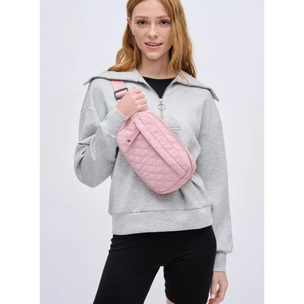 Belt Bags^Urban Expressions Teo - Quilted Nylon Belt Bag