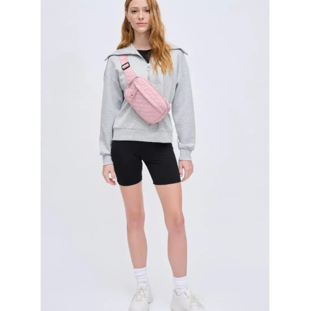 Belt Bags^Urban Expressions Teo - Quilted Nylon Belt Bag
