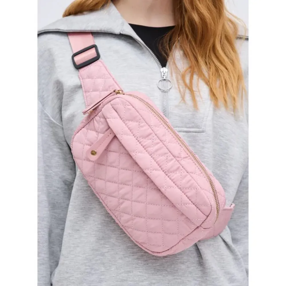Belt Bags^Urban Expressions Teo - Quilted Nylon Belt Bag