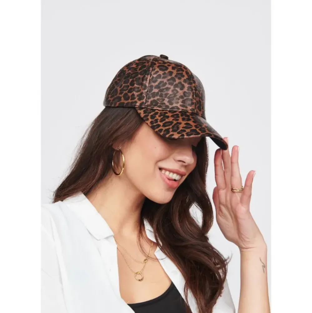 Hats^Urban Expressions Vegan Leather Baseball Hat Baseball Cap