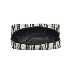 Make-up Bags & Pouches^Urban Expressions Voyage Stripe Cosmetic Pouch BlackWhite
