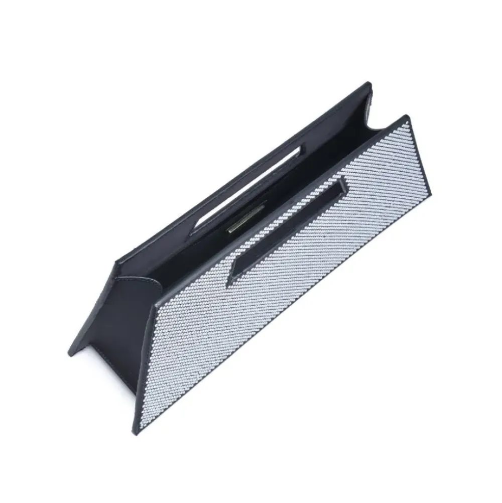 Clutches^Urban Expressions Zinc Evening Bag SilverBlack